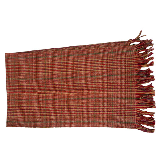 Unbranded Scarf Unisex Tweed Wool Blend Multicolor Fringe Soft Comfy - Picture 3 of 8